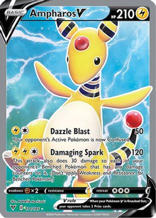Ampharos V (Full Art) - SWSH04: Vivid Voltage #171