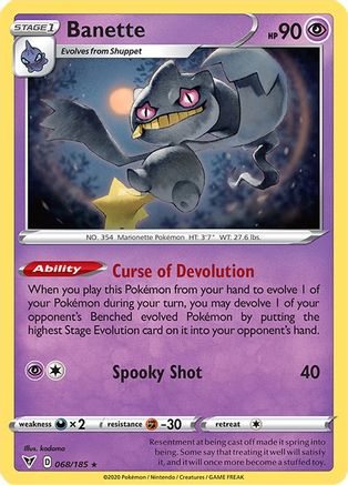 Banette - SWSH04: Vivid Voltage #068