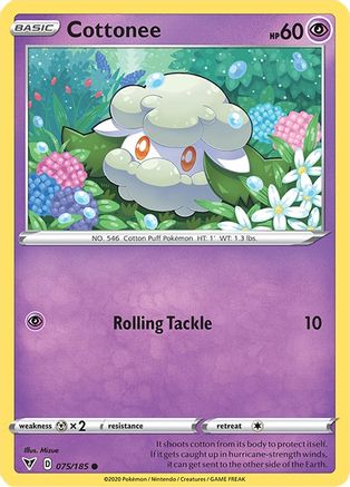 Cottonee - SWSH04: Vivid Voltage #075