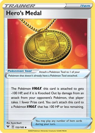 Hero's Medal - SWSH04: Vivid Voltage #152