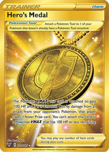 Hero's Medal (Secret) - SWSH04: Vivid Voltage #201