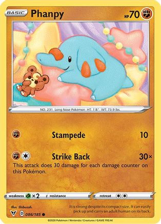 Phanpy - SWSH04: Vivid Voltage #086