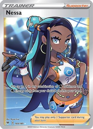 Nessa (Full Art) - SWSH04: Vivid Voltage #183