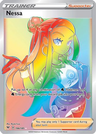 Nessa (Secret) - SWSH04: Vivid Voltage #196