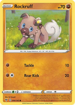 Rockruff - SWSH04: Vivid Voltage #094