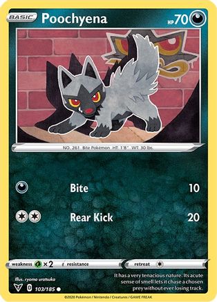 Poochyena - SWSH04: Vivid Voltage #103
