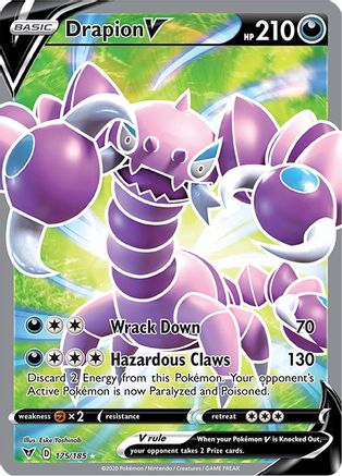Drapion V (Full Art) - SWSH04: Vivid Voltage #175