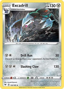 Excadrill - SWSH04: Vivid Voltage #122