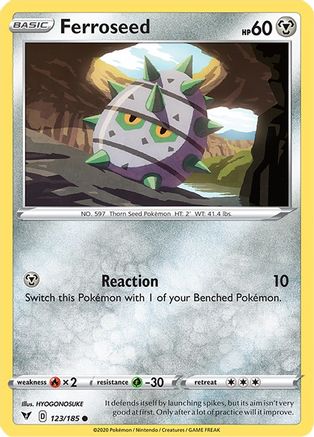 Ferroseed - SWSH04: Vivid Voltage #123