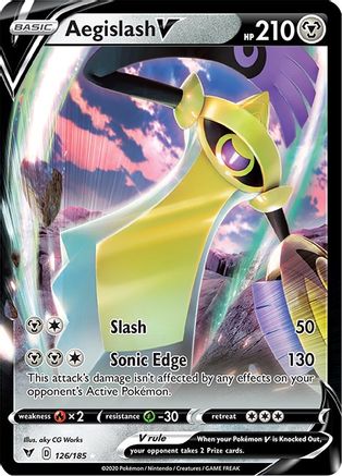 Aegislash V - SWSH04: Vivid Voltage #126
