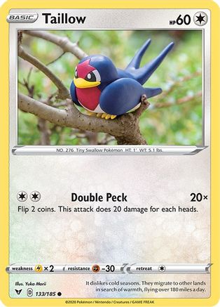 Taillow - SWSH04: Vivid Voltage #133