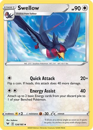 Swellow - SWSH04: Vivid Voltage #134