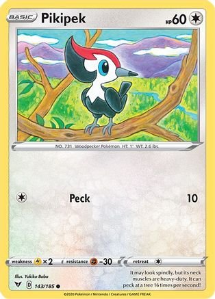 Pikipek - SWSH04: Vivid Voltage #143