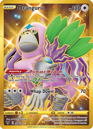 Oranguru (Secret) - SWSH04: Vivid Voltage #199