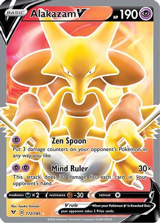 Alakazam V (Full Art) - SWSH04: Vivid Voltage #172