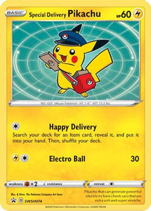 Special Delivery Pikachu - SWSH074 - SWSH: Sword & Shield Promo Cards #SWSH074