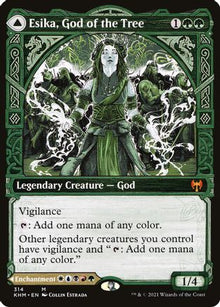 Esika, God of the Tree (Showcase) - Kaldheim #314