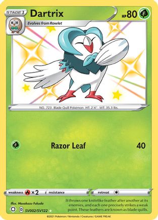 Dartrix - Shining Fates: Shiny Vault #SV002