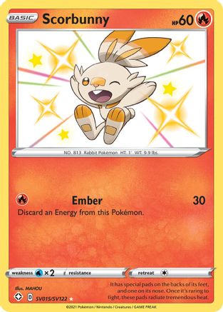 Scorbunny - Shining Fates: Shiny Vault #SV015
