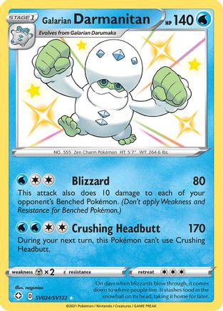Galarian Darmanitan - Shining Fates: Shiny Vault #SV024