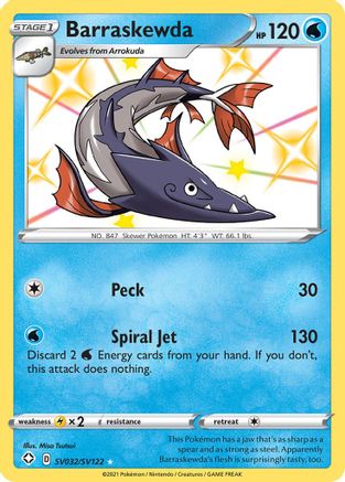 Barraskewda - Shining Fates: Shiny Vault #SV032