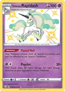 Galarian Rapidash - Shining Fates: Shiny Vault #SV048