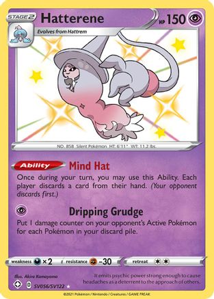 Hatterene - Shining Fates: Shiny Vault #SV056