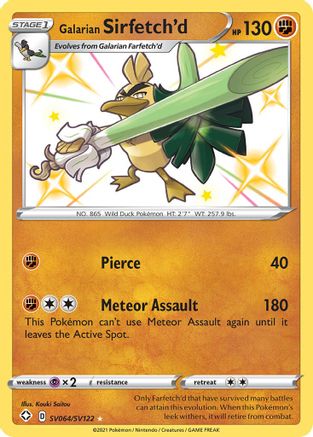 Galarian Sirfetch'd - Shining Fates: Shiny Vault #SV064