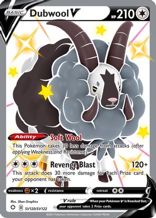 Dubwool V - Shining Fates: Shiny Vault #SV120