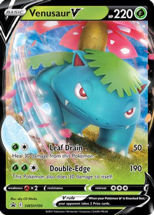 Venusaur V - SWSH100 - SWSH: Sword & Shield Promo Cards #SWSH100