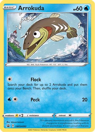 Arrokuda - SWSH093 - SWSH: Sword & Shield Promo Cards #SWSH093