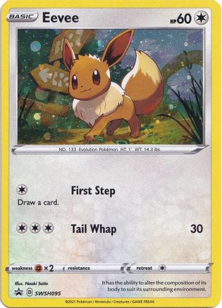 Eevee - SWSH095 - SWSH: Sword & Shield Promo Cards #SWSH095