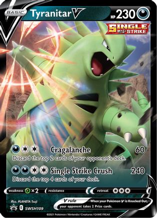 Tyranitar V - SWSH109 - SWSH: Sword & Shield Promo Cards #SWSH109