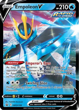 Empoleon V - SWSH108 - SWSH: Sword & Shield Promo Cards #SWSH108