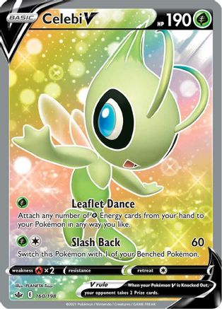 Celebi V (Full Art) - SWSH06: Chilling Reign #160