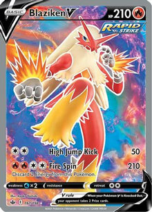 Blaziken V (Full Art) - SWSH06: Chilling Reign #161