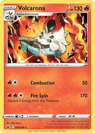 Volcarona - SWSH06: Chilling Reign #024