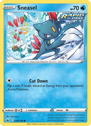 Sneasel - SWSH06: Chilling Reign #030