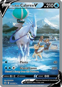 Ice Rider Calyrex V (Alternate Full Art) - SWSH06: Chilling Reign #164
