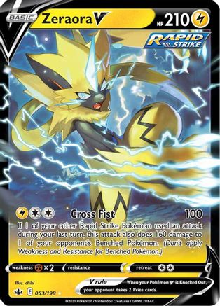 Zeraora V - SWSH06: Chilling Reign #053