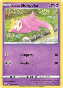 Galarian Slowpoke - SWSH06: Chilling Reign #054