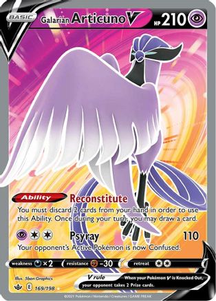 Galarian Articuno V (Full Art) - SWSH06: Chilling Reign #169