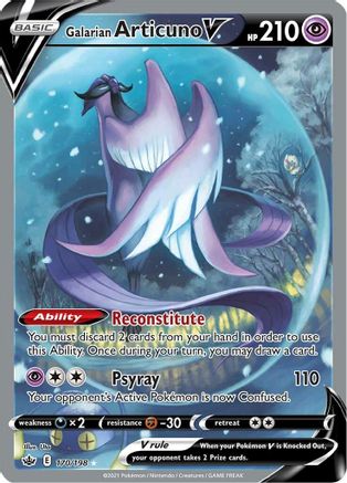 Galarian Articuno V (Alternate Full Art) - SWSH06: Chilling Reign #170