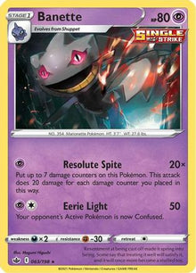 Banette - SWSH06: Chilling Reign #063