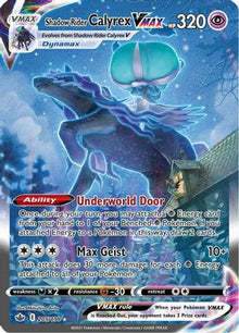 Shadow Rider Calyrex VMAX (Alternate Art Secret) - SWSH06: Chilling Reign #205