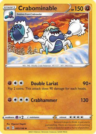 Crabominable - SWSH06: Chilling Reign #085