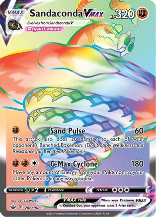 Sandaconda VMAX (Secret) - SWSH06: Chilling Reign #206
