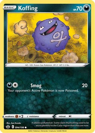 Koffing - SWSH06: Chilling Reign #094