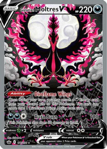Galarian Moltres V (Alternate Full Art) - SWSH06: Chilling Reign #177