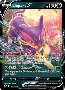 Liepard V - SWSH06: Chilling Reign #104